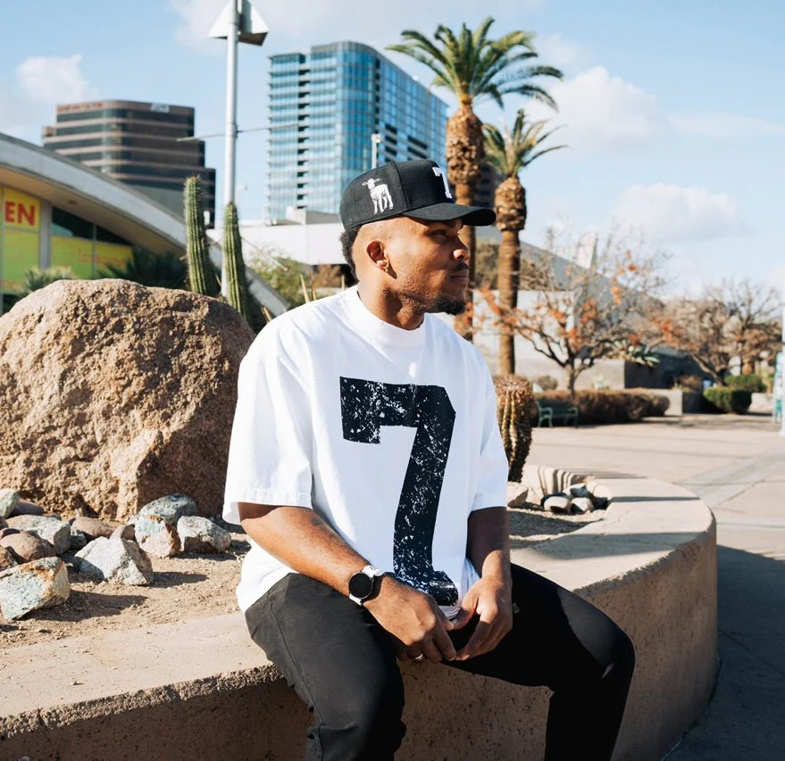 [PRE-ORDER - SHIPS APRIL 8TH] ‘7’ Premium SnapBack - Black/White - Image 7