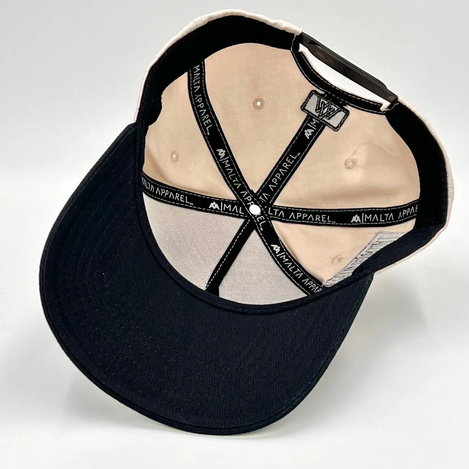 ‘SERVANT’ Premium SnapBack - Cream/Black - Image 5