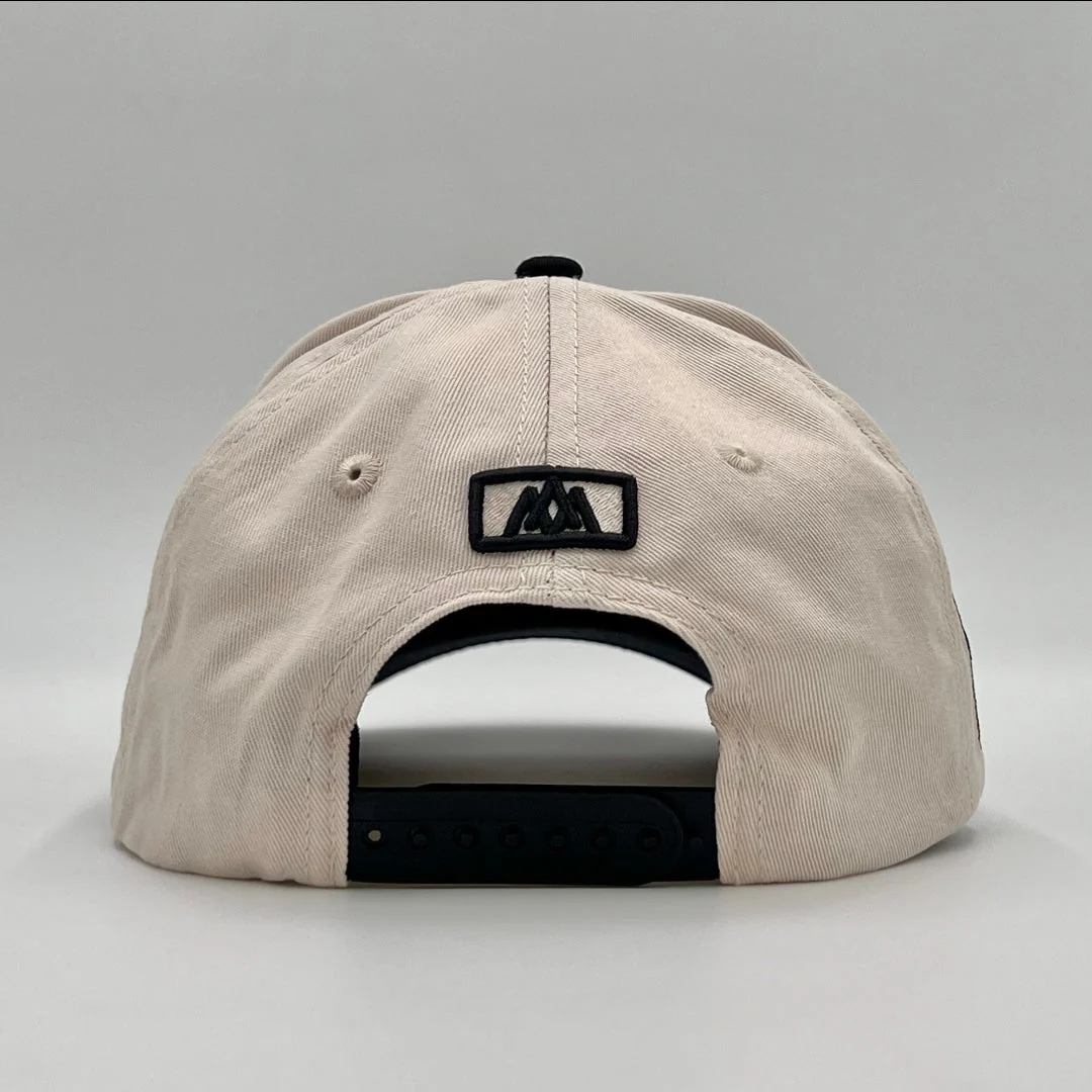 ‘SERVANT’ Premium SnapBack - Cream/Black - Image 9